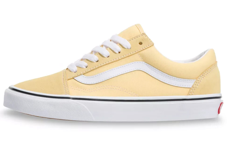 Buy Vans Old Skool 低筒 滑板鞋 女款 淡黃
