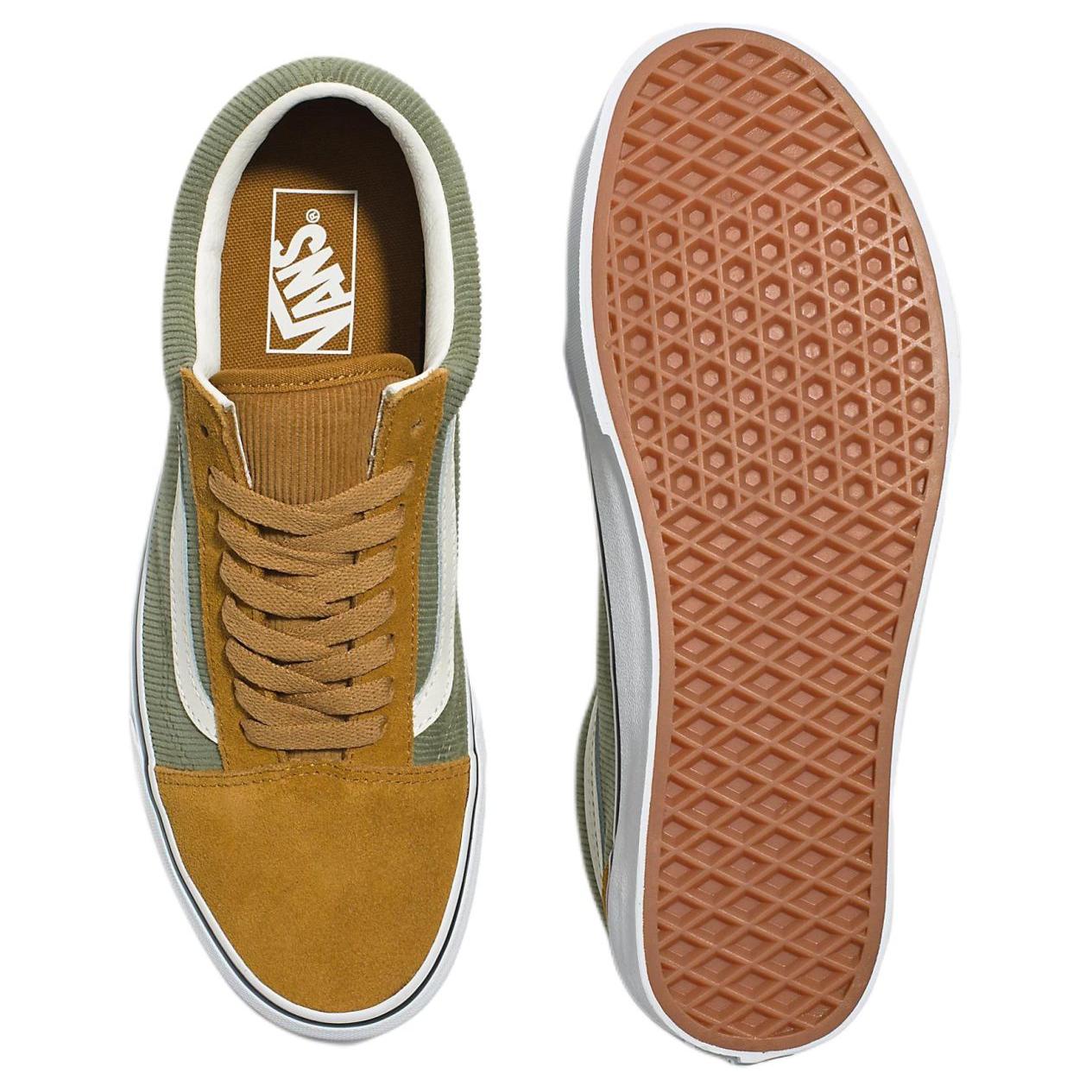 Shop Vans Old Skool '绿棕' VN0007NT20A