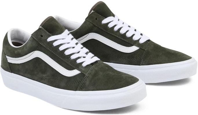 Vans Old Skool Zamszowe 'Green' VN0A4BW250K Lookbook Vans Old Skool Zamszowe 'Green' VN0A4BW250K