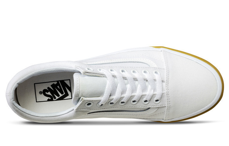 Lookbook Vans Old Skool 'Gum Bumper - Blanco Puro' VN0A38G1Q8R