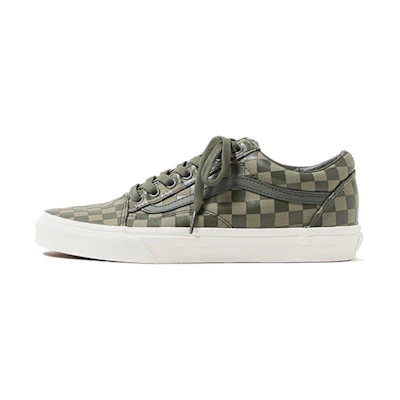 Vans Old Skool 'High Density Dusty Olive Checkerboard'