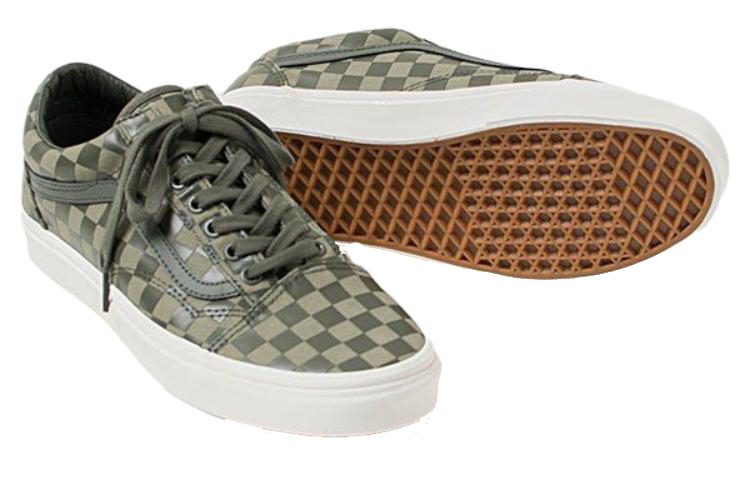 Details for ヴァンズ オールドスクール HDダスティオリーブチェッカー (Vanz Ōrudosukūru HD Dasuti Orību Chekkā) VN0A38G1UA5