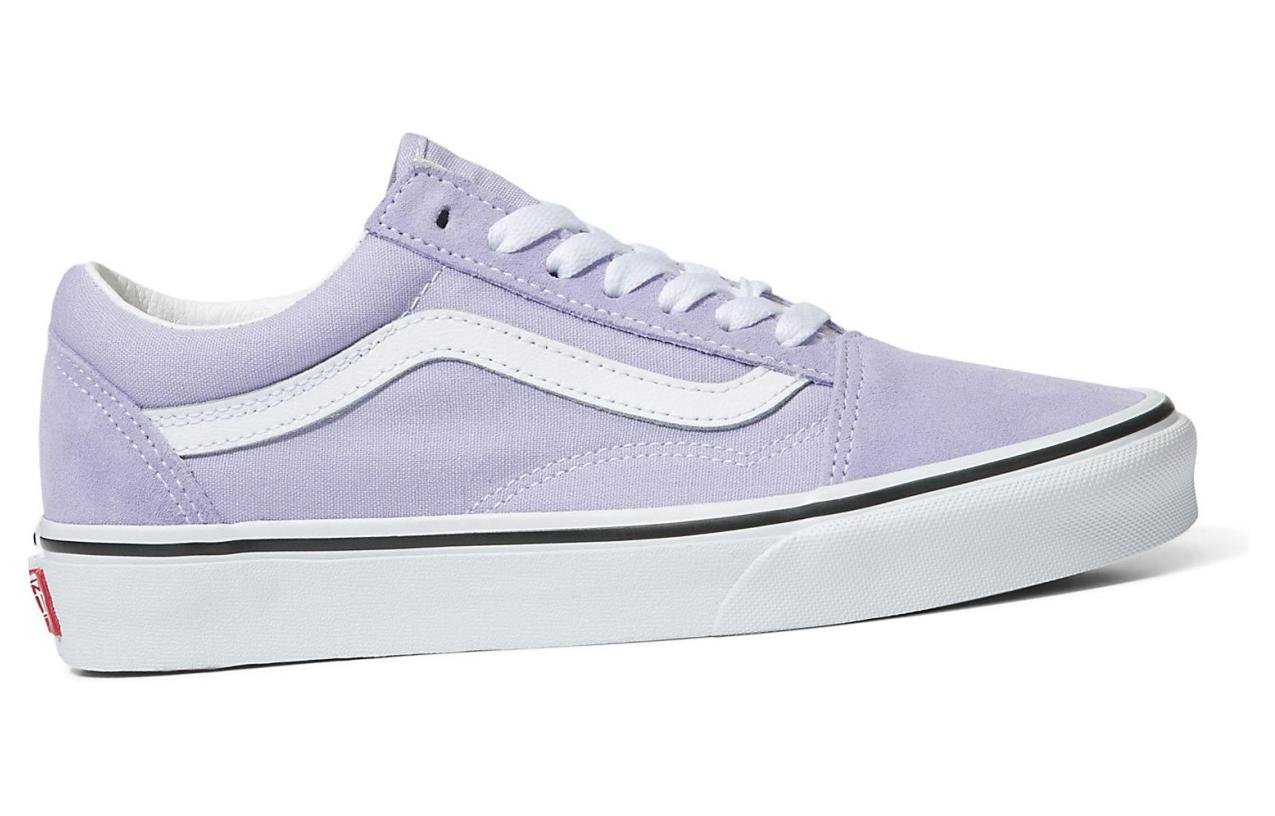 Order Vans Old Skool 潮流時尚 耐磨輕便 低幫 板鞋 男女同款 淺紫色