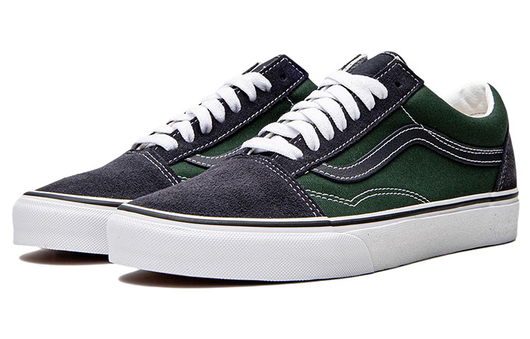 Order Vans Old Skool 'Navy Green' VN0A5JMI1T8
