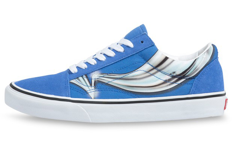 Buy Vans Old Skool 低筒 滑板鞋 男女款 藍白