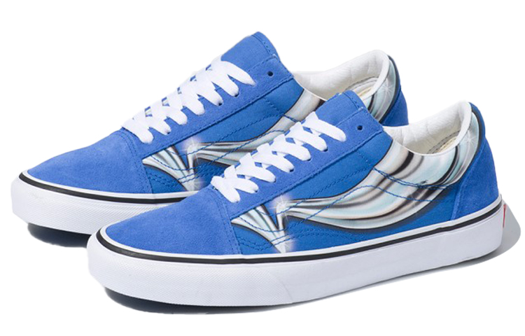 Order Vans Old Skool 低筒 滑板鞋 男女款 藍白