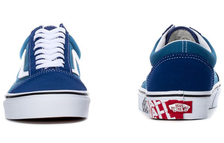 Shop Vans Old Skool 'OTW Sidewall - Biru Tua' VN0A38G1VRI