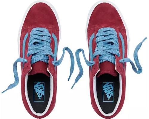 Vans Old Skool 'Oversized Lace - Cabernet Adriatic Blue' VN0A38G1R0X Shop Vans Old Skool 'Oversized Lace - Cabernet Adriatic Blue' VN0A38G1R0X