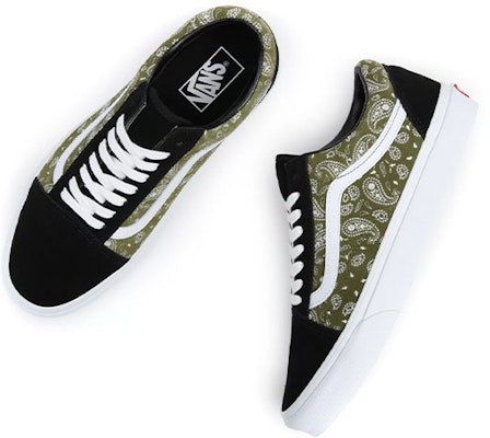 范斯Old Skool '佩斯利-黑橄欖色' VN0A5JMIBKO Shop 范斯Old Skool '佩斯利-黑橄欖色' VN0A5JMIBKO