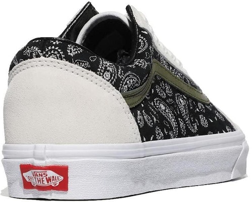 バンズ オールドスクール ペイズリー (黒白) VN0A5KRSYB2 Shop バンズ オールドスクール ペイズリー (黒白) VN0A5KRSYB2
