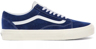 Order Vans Old Skool '豬皮絨 - 藍色' VN0A4U3B2O6