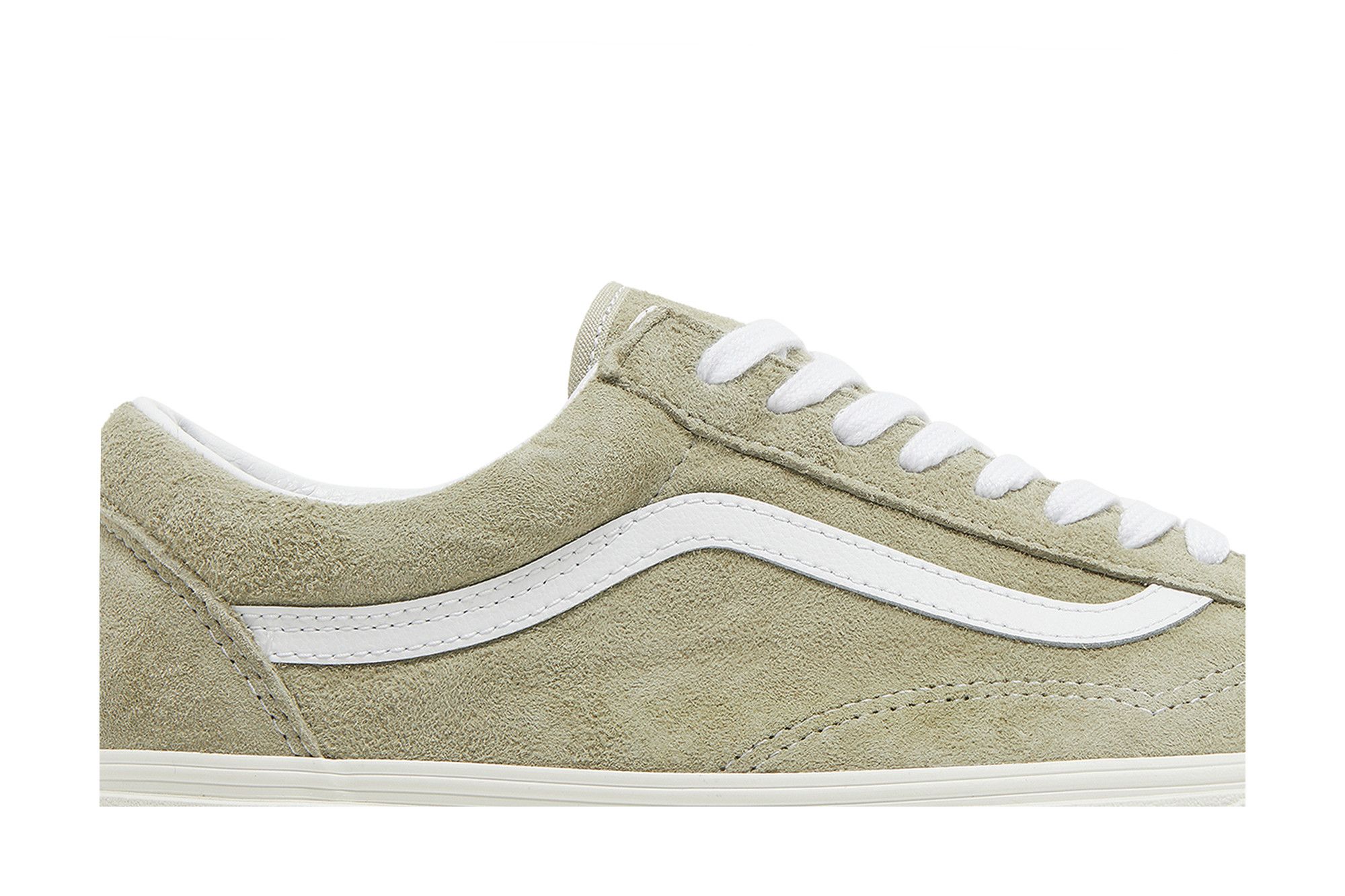 Lookbook Vans Old Skool '猪皮绒 - 苔藓灰' 运动鞋 VN0A5KRFB32