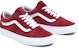 Vans Old Skool 'Pig Suede - Tawny Port' Lelaki/Kasut Wanita Warna Merah Tua. VN0A5JMITWP