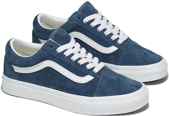 Vans Old Skool 'Pig Suede - Azul Vintage Indigo' VN0005UFAHU Order Vans Old Skool 'Pig Suede - Azul Vintage Indigo' VN0005UFAHU