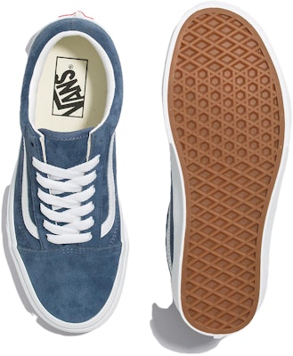 Vans Old Skool 'Pig Suede - Azul Vintage Indigo' VN0005UFAHU Details for Vans Old Skool 'Pig Suede - Azul Vintage Indigo' VN0005UFAHU