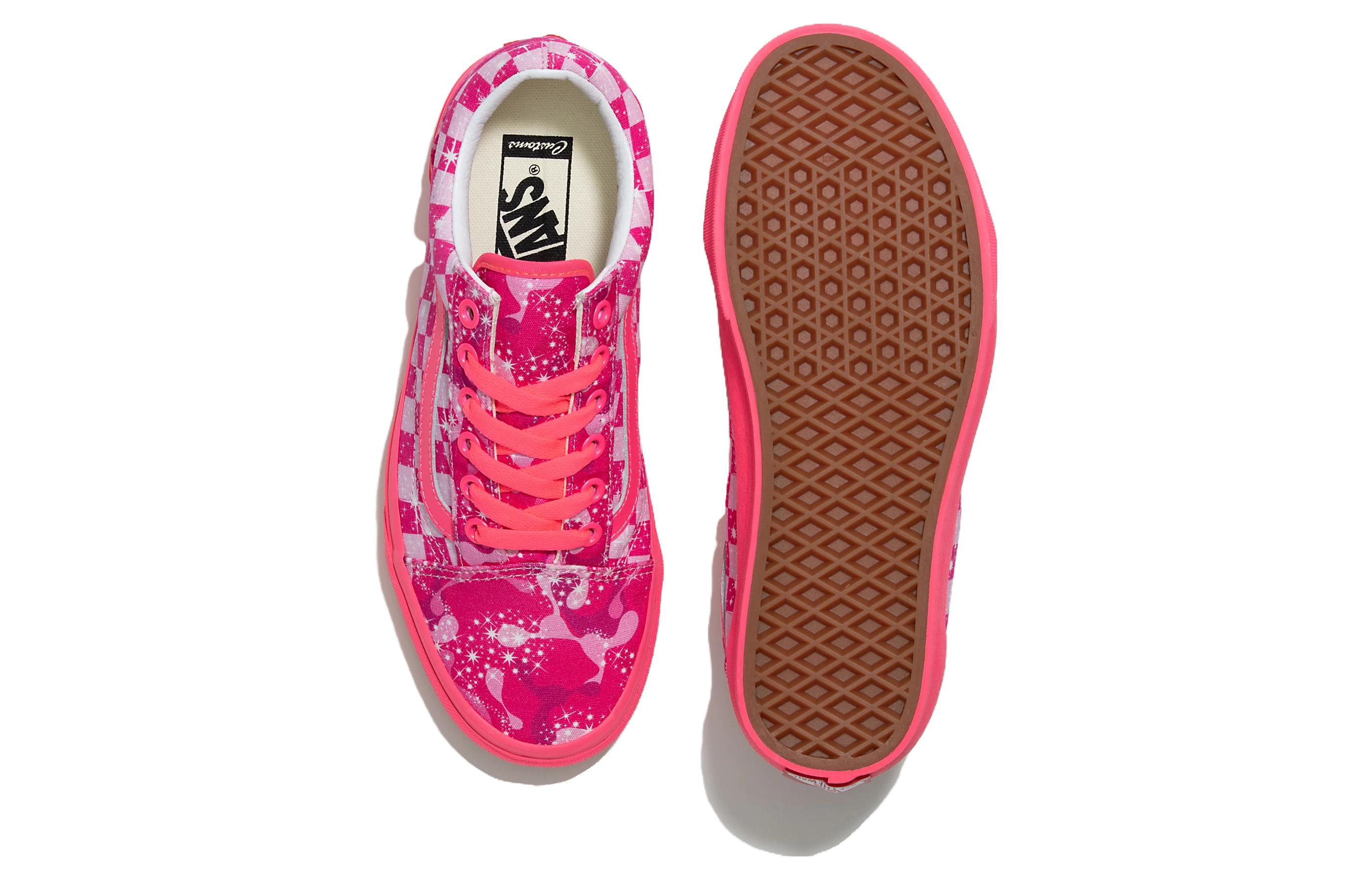 Shop Vans Old Skool 'Pusingan Berkilau Merah Jambu' VN0A3VC1443