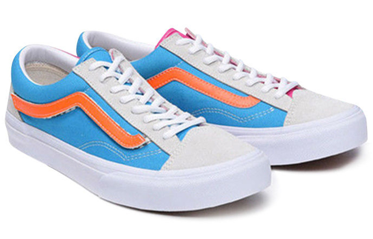 Lookbook Vans Old Skool 'Pink White Blue' Sneakers Warna Pink Putih Biru 564956-0006