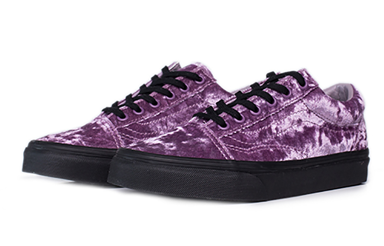 Lookbook Vans 老爹風 紫紅色天鵝絨 帆布鞋