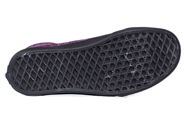 Shop Vans 老爹風 紫紅色天鵝絨 帆布鞋