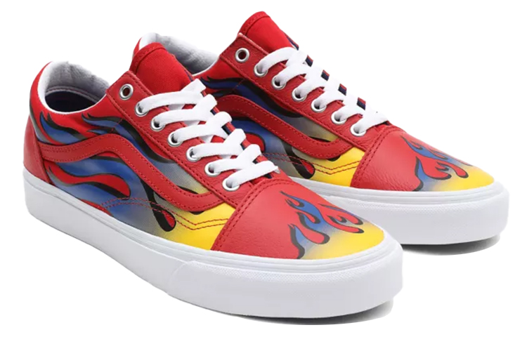 Lookbook Vans Racer Old Skool Merah/Biru VN0A3WKT4RQ