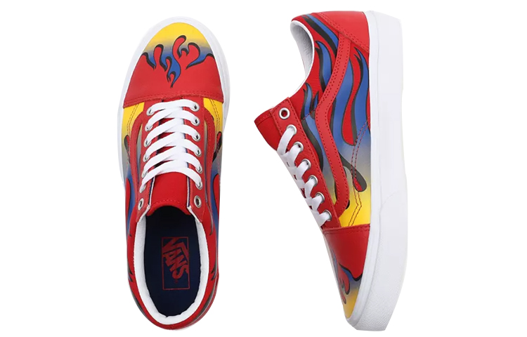 Shop Vans Racer Old Skool Merah/Biru VN0A3WKT4RQ