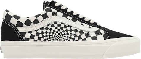 Vans Old Skool 'Radial Checkerboard - Black Marshmallow' VN000CY2T5O Vans Old Skool 'Radial Checkerboard - Black Marshmallow' VN000CY2T5O