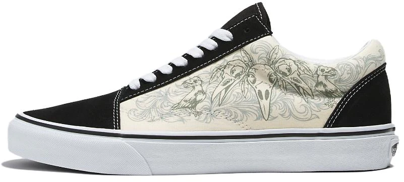 vans-old-skool-raven-skull