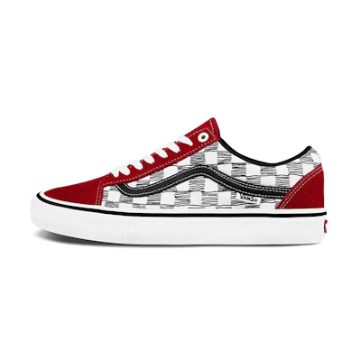 Vans Old Skool Red/Black/White