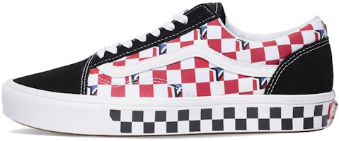 Vans Comfycush Old Skool Dimension In Checkerboard 'Black Red Blue' VN0A3WMA1NG Vans Comfycush Old Skool Dimension In Checkerboard 'Black Red Blue' VN0A3WMA1NG