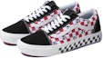 Lookbook Vans Comfycush Old Skool Dimension Checkerboard 'Hitam Merah Biru' VN0A3WMA1NG