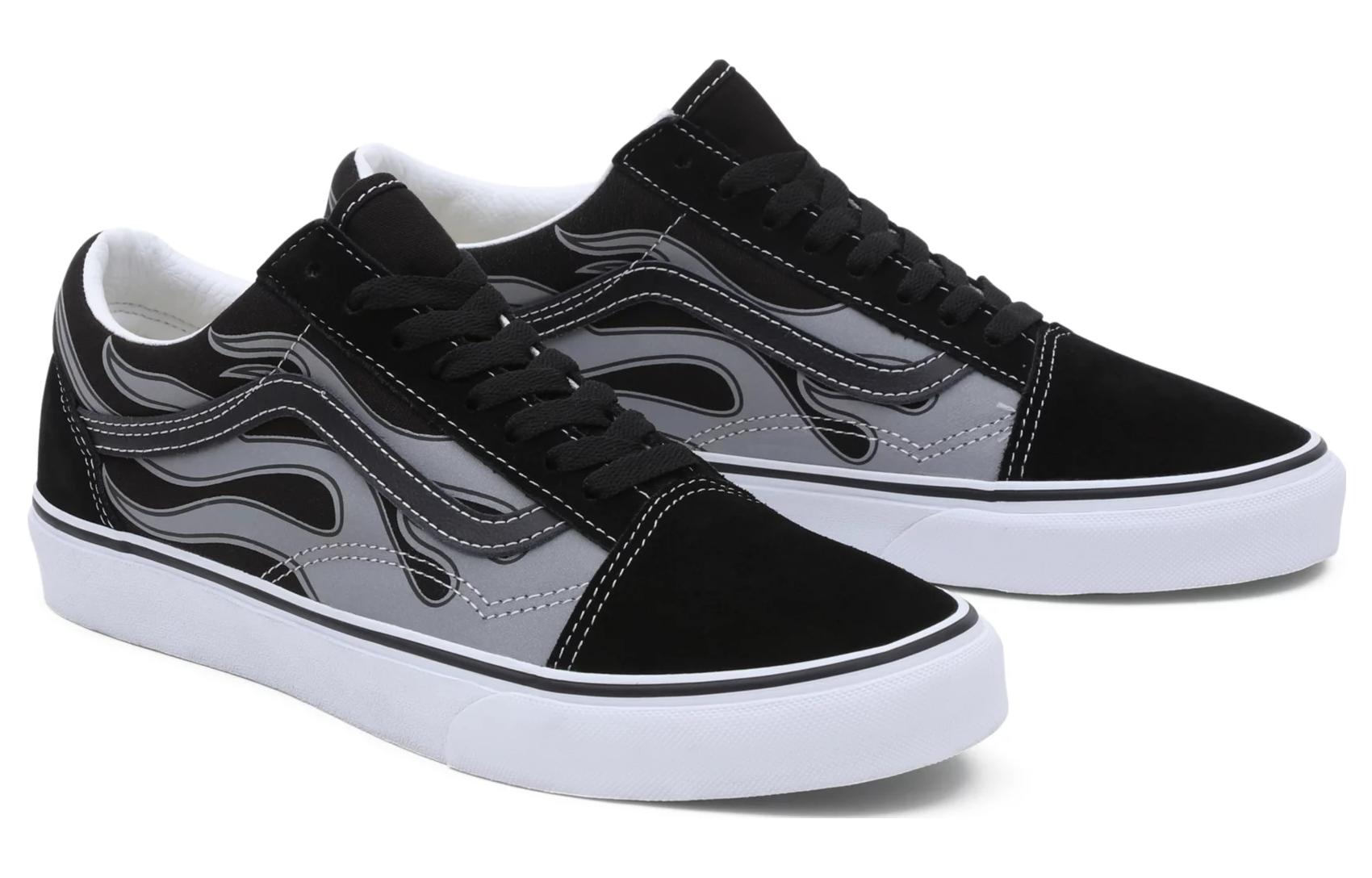 Lookbook Vans Old Skool 反光火焰 VN0005UFBMA