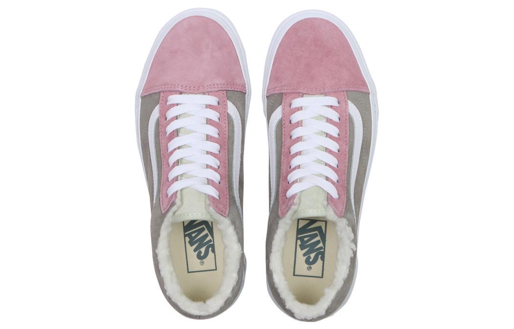 Lookbook Vans Old Skool 'Sherpa - Rosa Gris' VN0005UAMUL