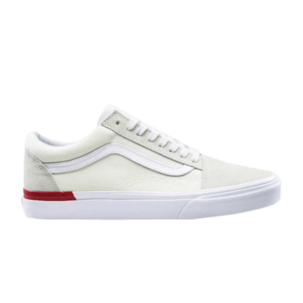 Buy Vans Old Skool 'Split Foxing - White Red' VN0A38G1RZH