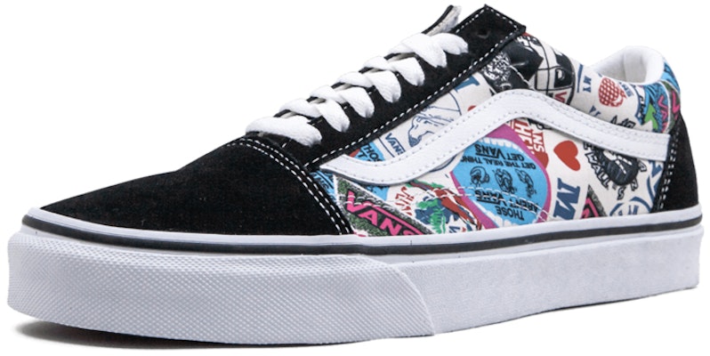 Vans Old Skool 'Stickers' Sepatu VN0A38G1VFV Order Vans Old Skool 'Stickers' Sepatu VN0A38G1VFV