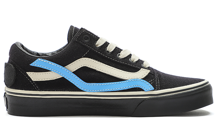 Order Vans Old Skool Kasut Skateboard Kasual Hitam Unisex 'Hitam Putih' VN0A3WKTBLK