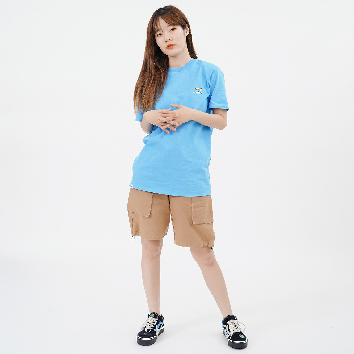 Sizing Vans Old Skool Kasut Skateboard Kasual Hitam Unisex 'Hitam Putih' VN0A3WKTBLK