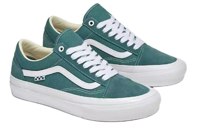 Order Vans Old Skool 'Teal White' Sepatu Pria Wanita VN0A5FCBTEA