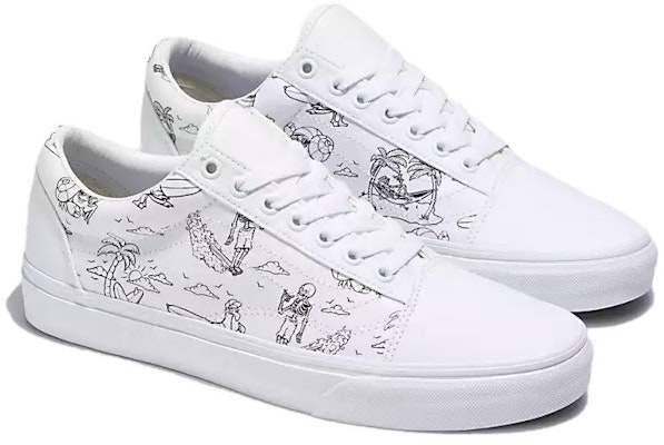 Vans Old Skool 'True White Marble' VN000D3HBPD Order Vans Old Skool 'True White Marble' VN000D3HBPD