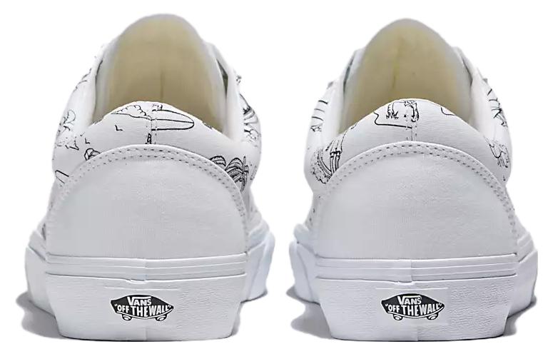 Lookbook Vans Old Skool 'Putih Marble Asli' VN000D3HBPD