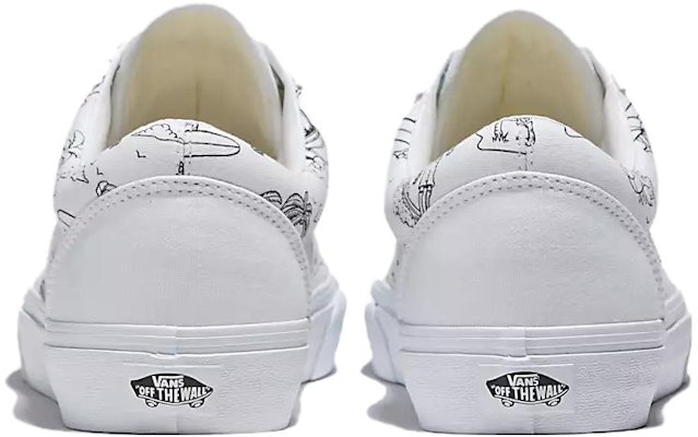 Vans Old Skool 'Blanco Puro Mármol' VN000D3HBPD Lookbook Vans Old Skool 'Blanco Puro Mármol' VN000D3HBPD