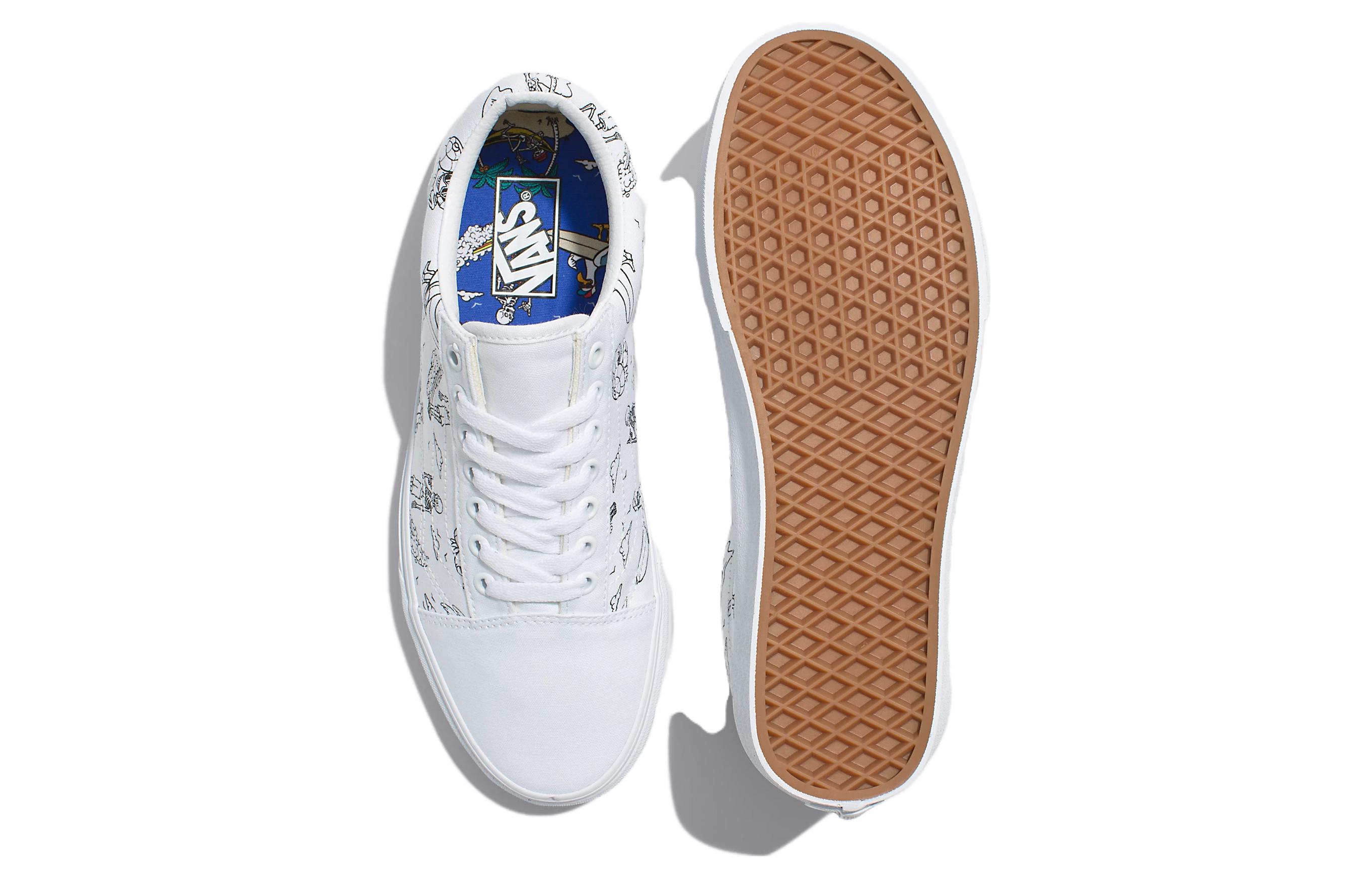 Shop Vans Old Skool 'Putih Marble Asli' VN000D3HBPD