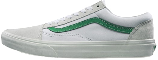 Vans Old Skool 复古运动 白/凯利绿 VN0003Z6IL4 Buy Vans Old Skool 复古运动 白/凯利绿 VN0003Z6IL4