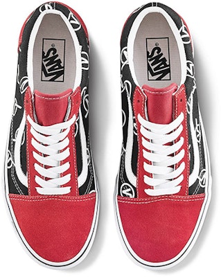 Vans Old Skool Vlogo 'Negro Rojo' VN0A4U3B17B Lookbook Vans Old Skool Vlogo 'Negro Rojo' VN0A4U3B17B
