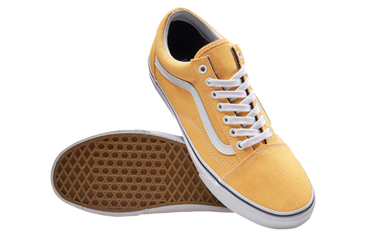 Shop Vans Old Skool 'Lienzo Lavado - Cítrico' VN0A38G1MWL