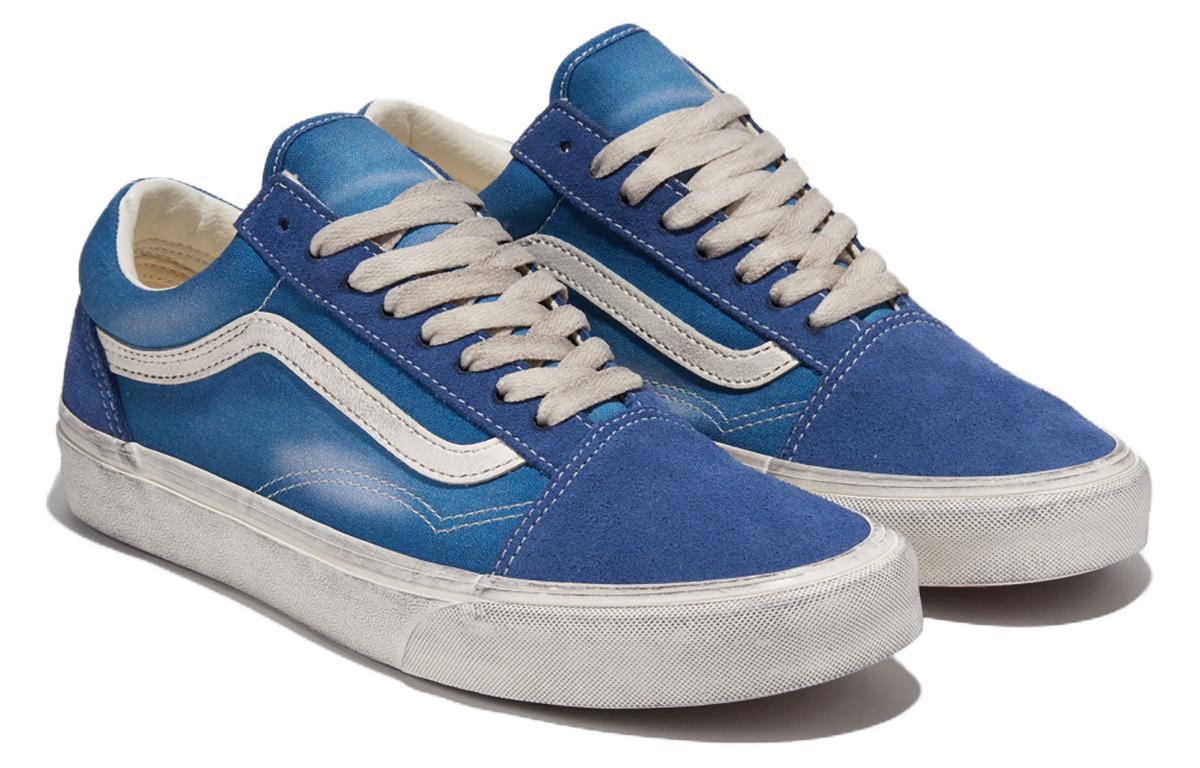 Order Vans Old Skool 舒適 耐磨 低幫 板鞋 男女同款 藍色