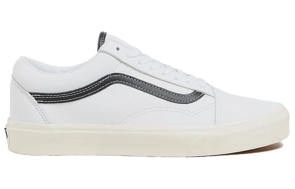 Order Vans 經典滑板鞋 '白黑皮革' VN0007NTYB2