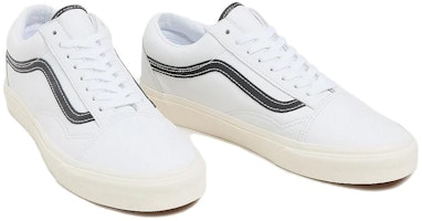 Vans Old Skool '白黑皮革' 运动鞋 VN0007NTYB2 Lookbook Vans Old Skool '白黑皮革' 运动鞋 VN0007NTYB2