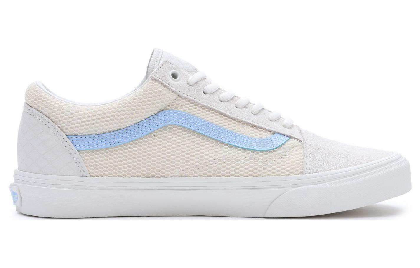 Order Vans Old Skool 休閒舒適 防滑耐磨 低幫 板鞋 男女同款 白藍色