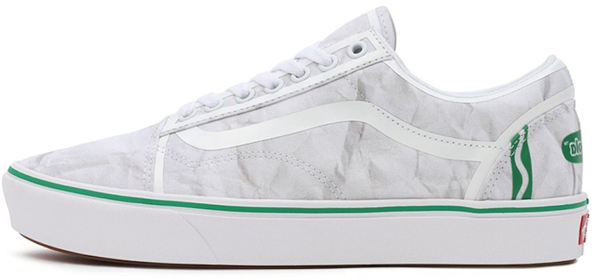 Vans Old Skool 潮流耐磨輕便低幫板鞋 男女同款 白灰 Buy Vans Old Skool 潮流耐磨輕便低幫板鞋 男女同款 白灰