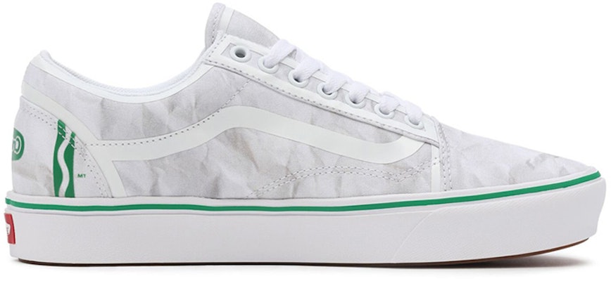 Vans Old Skool 潮流耐磨輕便低幫板鞋 男女同款 白灰 Order Vans Old Skool 潮流耐磨輕便低幫板鞋 男女同款 白灰